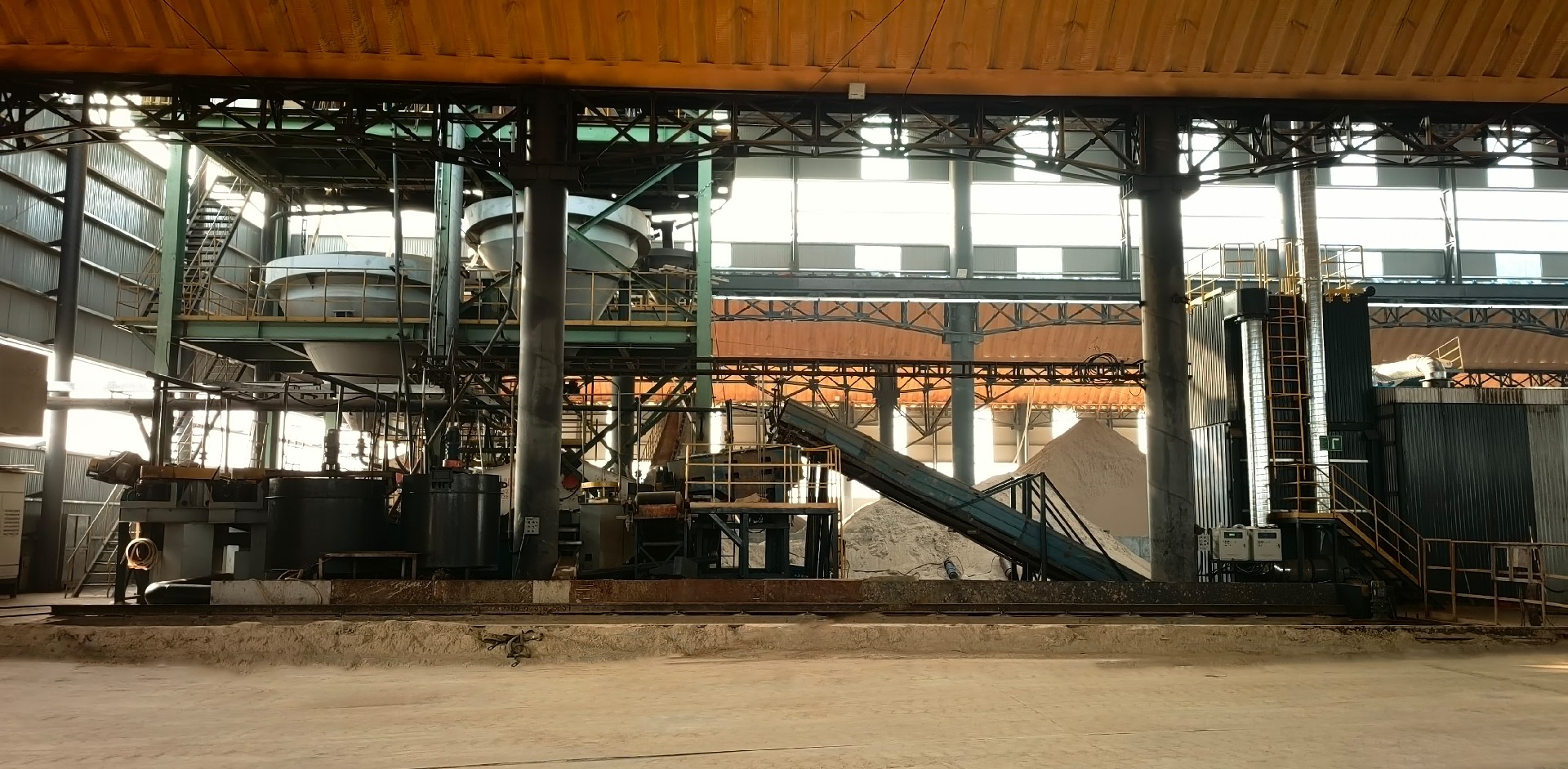 洗砂、烘砂生產(chǎn)線